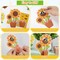 36 Set Spring Summer Sunflower Crafts Kit Make Your Own Sunflower Stickers Bulk DIY Paper Arts and Crafts Cartoon Face Fall Floral Gifts Decoration Home Classroom School Activity Game Supplies